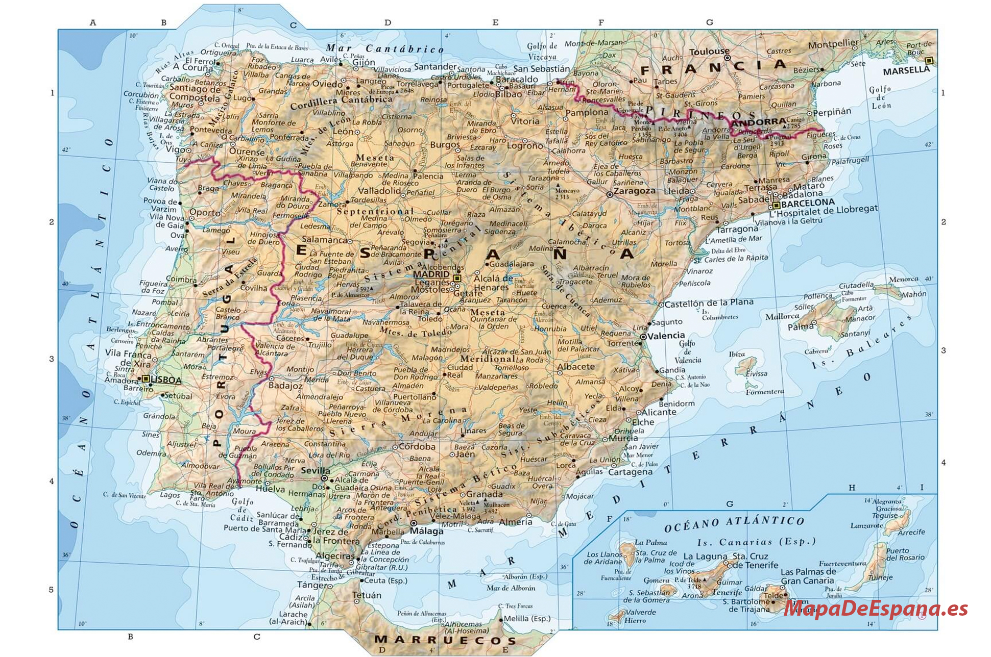 Mapa De Espa a Pol tico F sico Y Mudo Listos Para Imprimir ACTUALIZADOS Mapa De Espa a Pol tico F sico Y Mudo Listos Para Imprimir ACTUALIZADOS